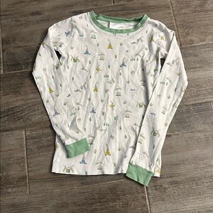Lake Kids Easter Pajama Top sz 10